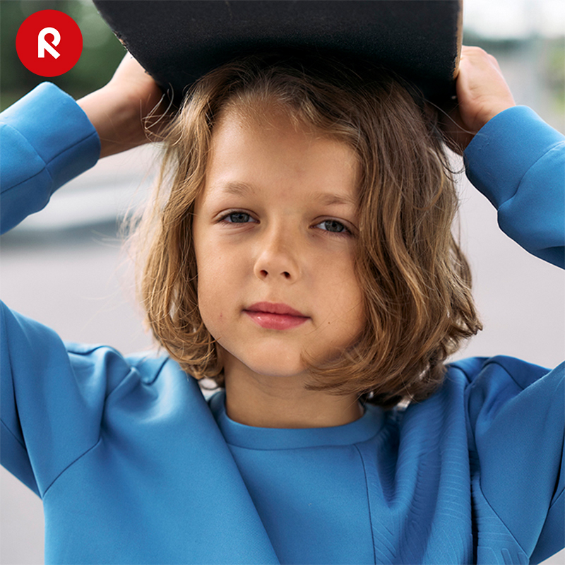 芬兰reima2024年秋冬新款男童儿童中童针织套头衫弹力休闲长袖T恤