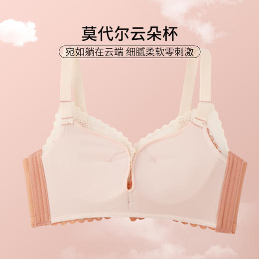 雅黛丽内衣小胸聚拢显大性感蕾丝文胸无钢圈收副乳调整型美背胸罩 商品图1
