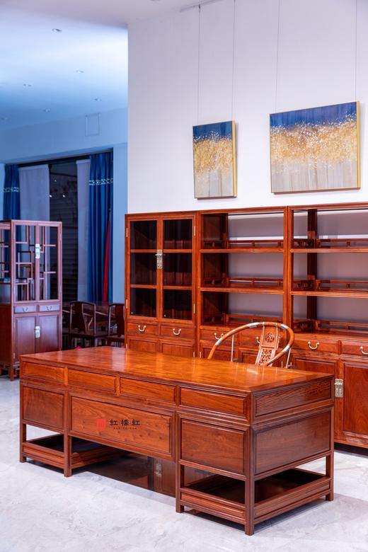 红桥红  家具严选  缅甸花梨（大果紫檀）  【办公室搭配】 商品图2
