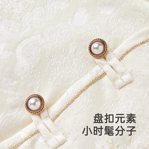 【高定系列】英氏儿童外套秋冬新中式西服羊毛外套男女童新款 商品图3