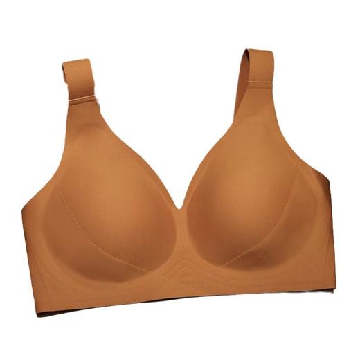 大杯无痕内衣女大胸显小收副乳无钢圈防下垂大码全罩杯舒适文胸罩 商品图4