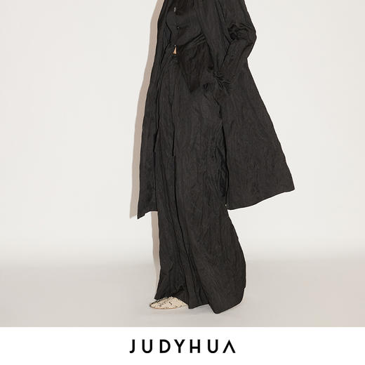 JUDYHUA 种子系列皱褶阔腿裤 商品图5