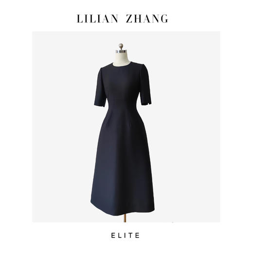 E-定制—“古典浪漫”——遇见倾心——Lady挚爱法式复古连衣裙  2401101 商品图1