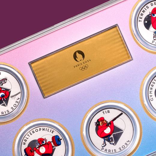 【官方发行】2024年巴黎奥运会纪念银章套装·封装版 商品图6