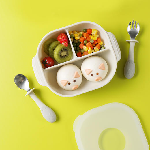 Partita 方形带盖餐碗叉勺套装 商品图1