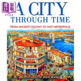 【中商原版】DK 一座穿越时空的城市 City Through Time 英文原版 儿童科普绘本 人文百科历史知识图画书 精装绘本 进口图书