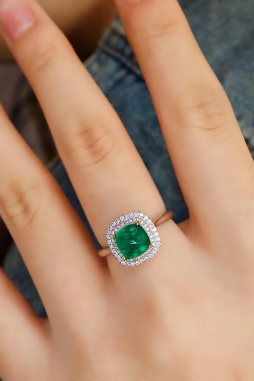 1.85ct 祖母绿戒指 商品图4