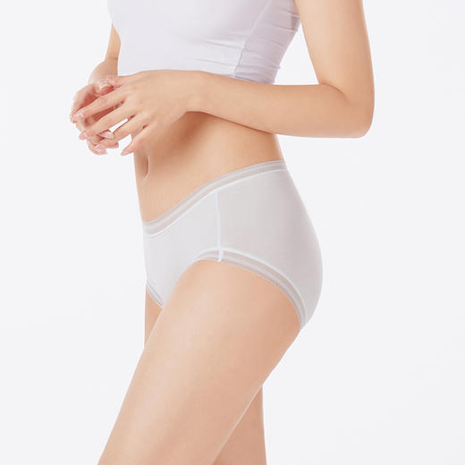 都市丽人内裤纤柔绵平角裤高支兰精莫代尔女士内裤LKT3G4 商品图2