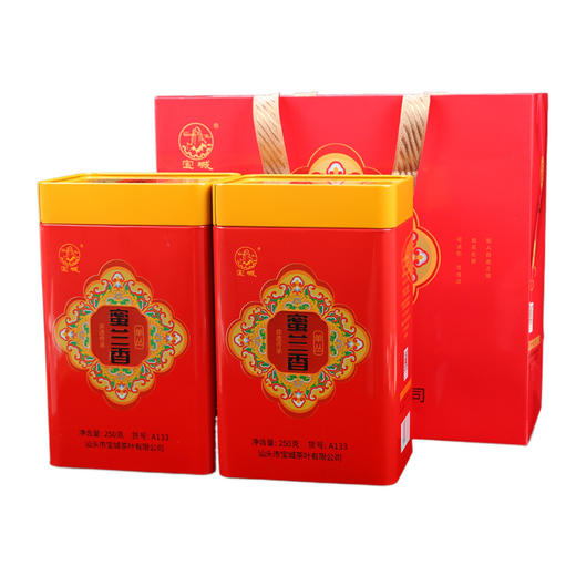 宝城蜜兰香单枞茶叶250克散装罐装乌龙茶单丛茶礼盒装A133 商品图5