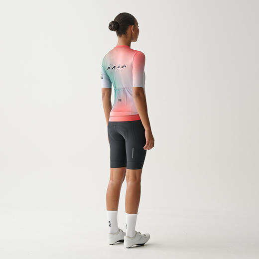 MAAP 女士 Blurred Out Pro Hex Jersey 翠岚色 短袖骑行服 商品图3
