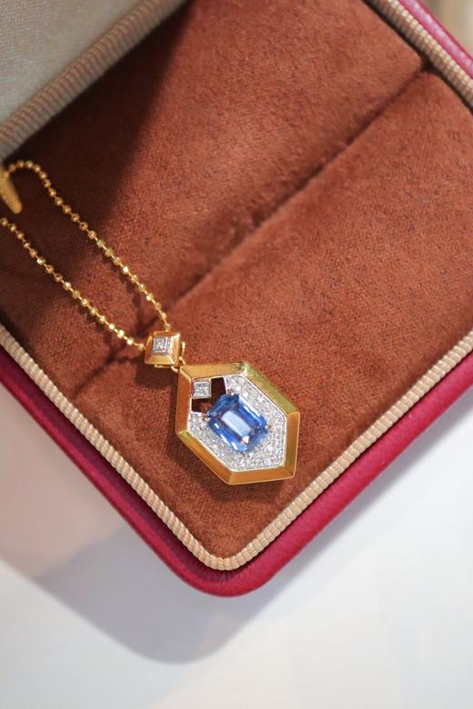 1.0ct 蓝宝石吊坠 商品图6