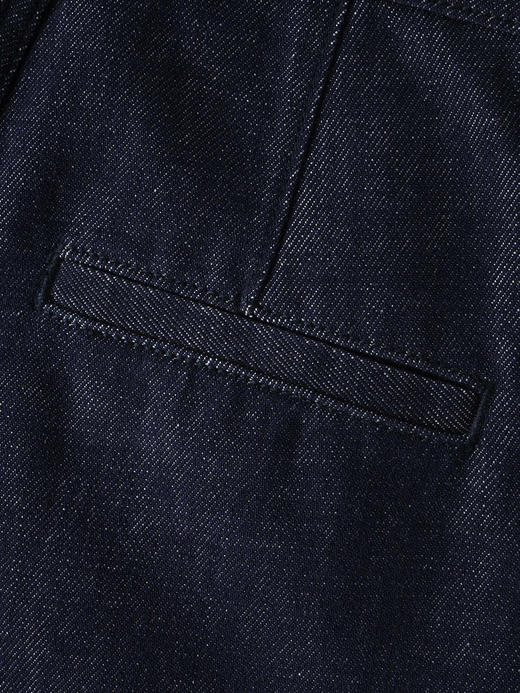 COCO ZONE 棉莱赛尔混纺牛仔裤简约显瘦直筒裤CC1C1700 商品图8