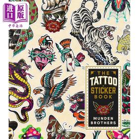 预售 【中商原版】The Tattoo Sticker Book 进口艺术 纹身贴纸书