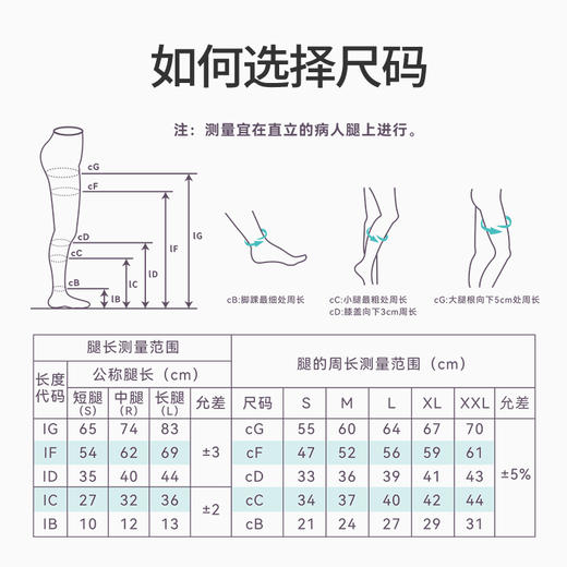 1双 | 开丽静脉曲张压缩袜 商品图4