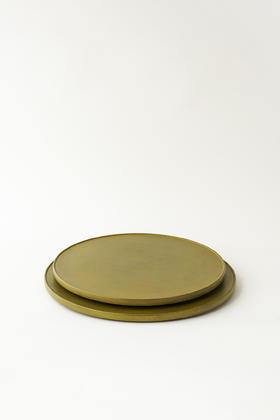 富井贵志24｜25黄漆丸盆