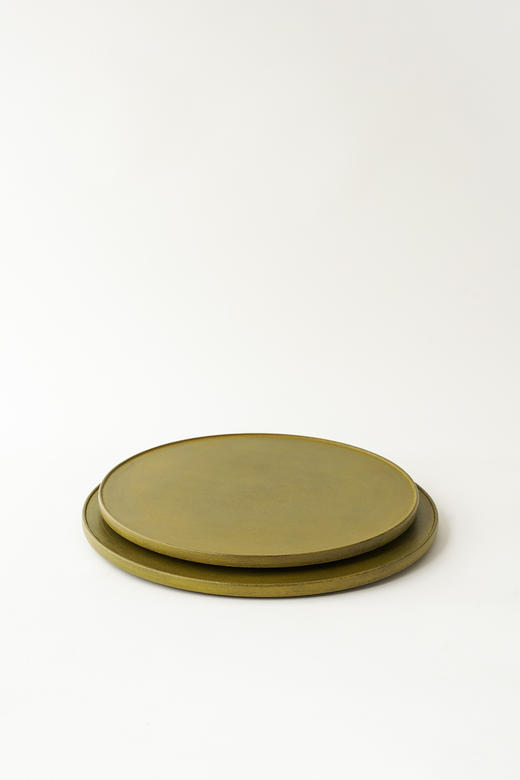 富井贵志24｜25黄漆丸盆 商品图0