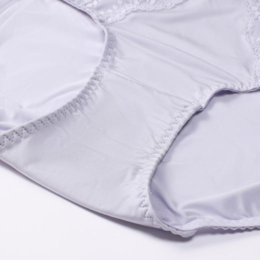 都市丽人内裤宽版包覆平角裤蕾丝+泳布女士内裤YPT2S1 商品图7