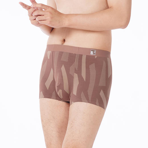 都市丽人都市锋尚内裤潮流时尚平角裤60S木莱尔男士内裤FKTHC2 商品图2