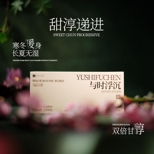 【陈皮白茶】正宗福鼎白茶12年福鼎寿眉5年新会陈皮小方片茶饼盒装150g 商品图3