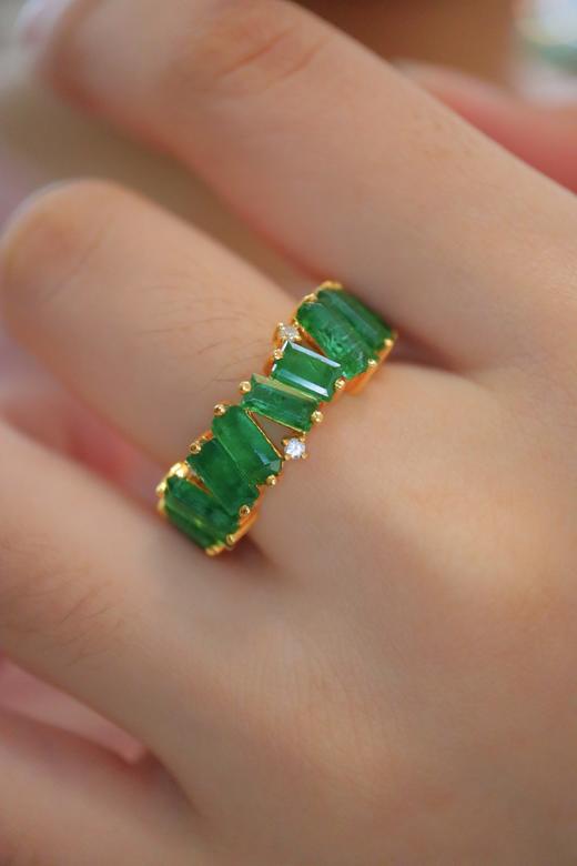 7.86ct 祖母绿戒指 商品图2