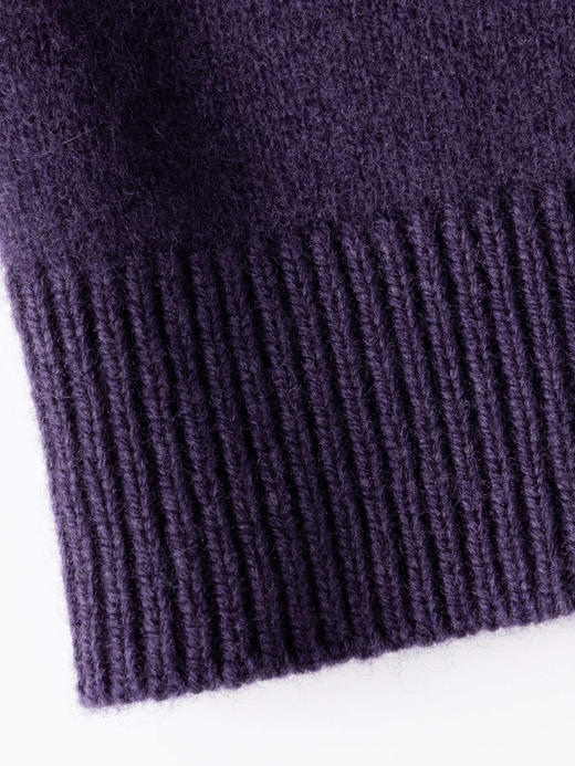 COCO ZONE 100绵羊毛小香风翻领无袖针织衫CC1C1629 商品图8