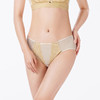 都市丽人内裤薄透丝滑三角裤蕾丝+泳布女士内裤YPT5D5 商品缩略图1
