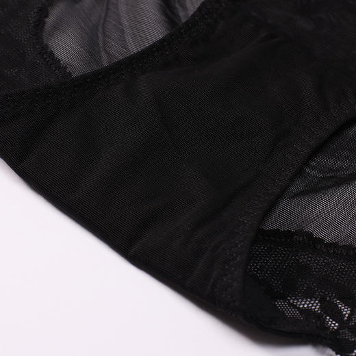 都市丽人内裤蕾丝网布平角裤蕾丝网纱女士内裤LKT5R4 商品图4