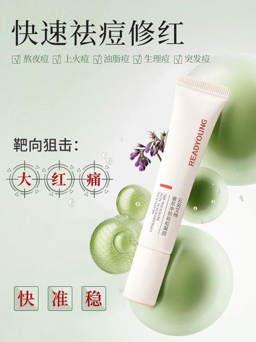 紫草净肤祛痘凝胶 15g 草本护肤 商品图1