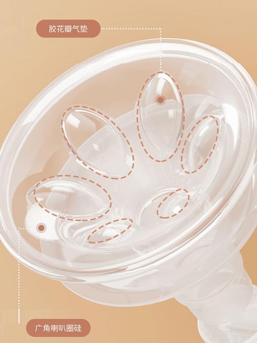 乐儿宝bobo电动吸奶器静音便携锂电池孕产妇催乳按摩吸乳器BQ413 商品图3