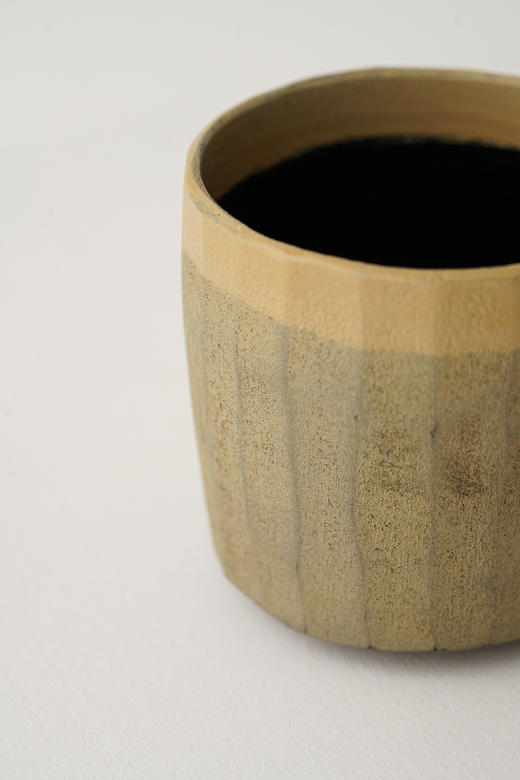 富井贵志06白漆｜面取酒吞 商品图1