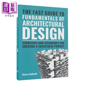 预售 【中商原版】The Fast Guide to the Fundamentals of Architectural Design 进口艺术 建筑设计基础快速指南