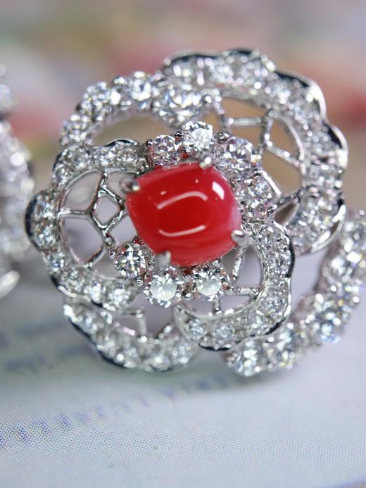 0.98ct 海螺珠耳扣 商品图4