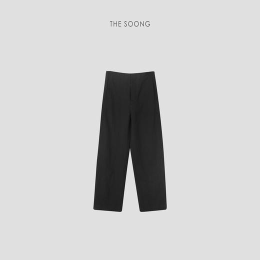 THESOONG|’意大利本命裤’中高腰高支棉麻混纺休闲裤HWKZ4006 商品图0