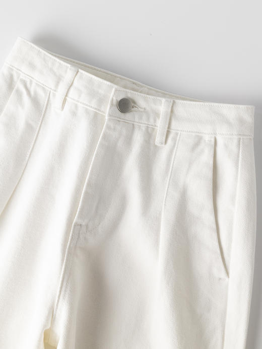 COCO ZONE 100棉时尚牛仔裤通勤风女士直筒裤CC1C1596 商品图5