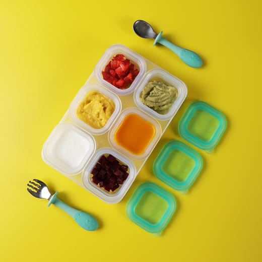 Partita 硅胶辅食盒6件套 * 100ml 商品图1