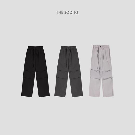 THESOONG |’城市轻机能系列’抽绳直筒工装裤HWKZ3775 商品图8