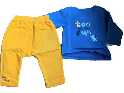 英氏 套装 童装 男女宝宝纯棉 YRABJ30344A01 商品图0