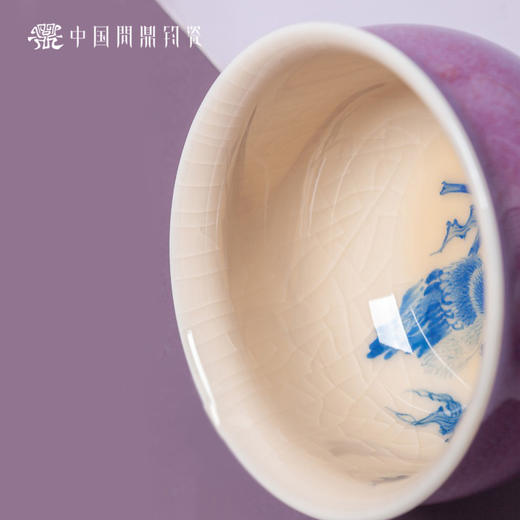 问鼎钧瓷鹅黄青花晖盈杯（弄影）（缺货） 商品图4