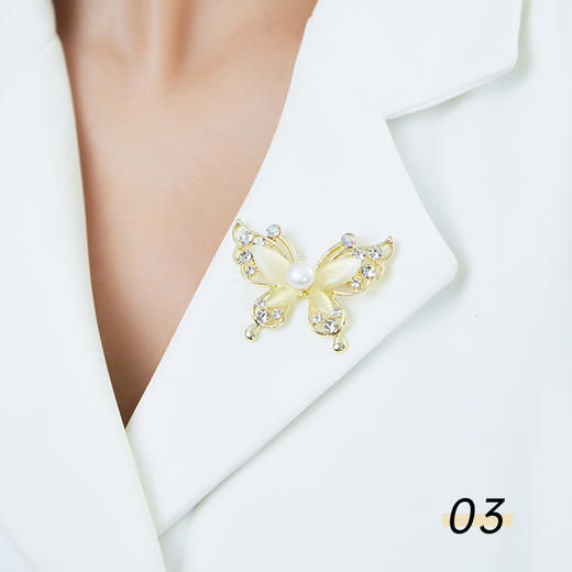 【积分兑换】胸针花与蝴蝶（款式随机） 商品图3
