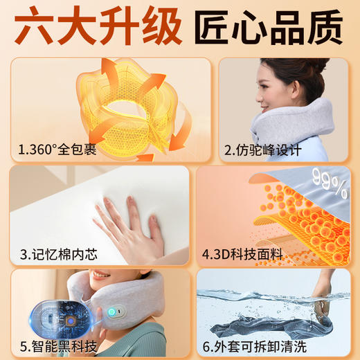 和正U型颈椎按摩枕HZ-UJZ-1 商品图4