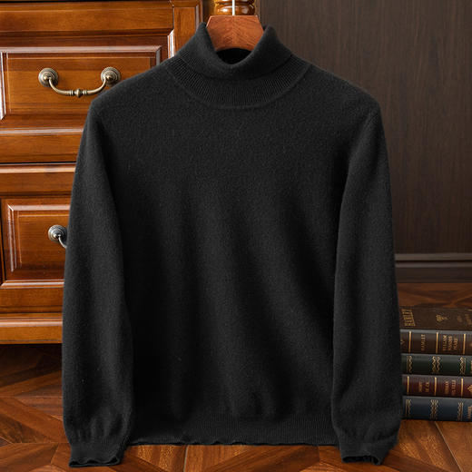 毛豆-XK8604男士百搭气质高领羊毛衫 商品图6