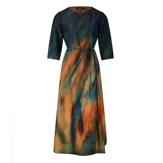 TANGY Collection天意精品2024秋季新品中国风彩茛女士连衣裙 商品图4