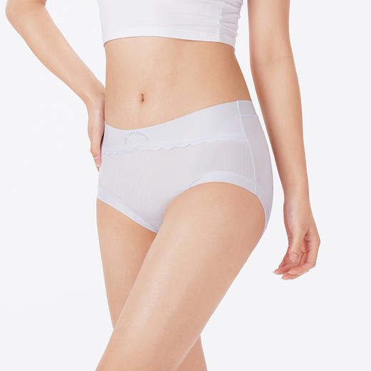 都市丽人内裤薄透丝滑平角裤锦泳女士内裤LKT5N4 商品图2