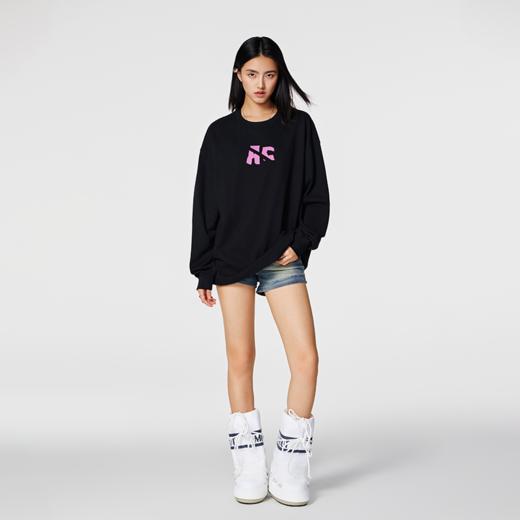 【Achock官方店】美式原创潮牌廓形印花t恤衫长袖重磅圆领上衣服 商品图1