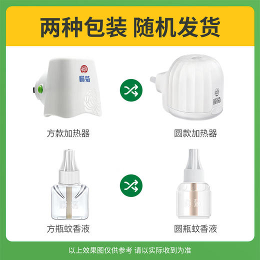 榄菊 电蚊香液200晚33ml*4瓶+加热器 无香驱蚊蚊香液电蚊香防蚊驱蚊液 商品图2