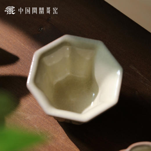 问鼎哥窑八方杯（丝瓜） 商品图2