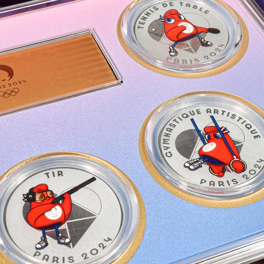 【官方发行】2024年巴黎奥运会纪念银章套装·封装版 商品图8