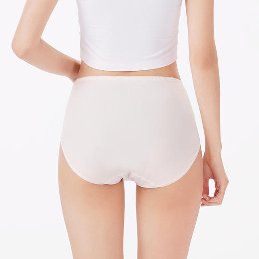 都市丽人内裤宽版包覆平角裤60支丽人棉女士内裤LKT4B3 商品图3