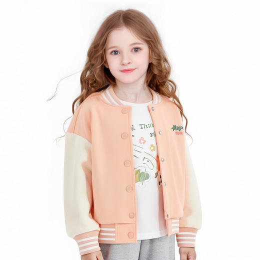 笛莎Deesha 2024秋季新款学院风棒球服外套 商品图0