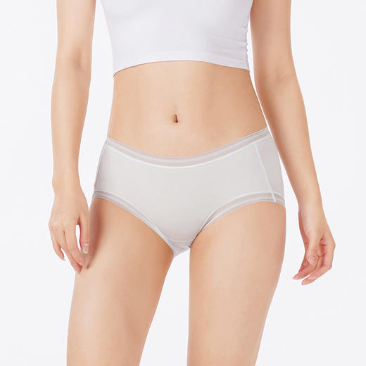 都市丽人内裤纤柔绵平角裤高支兰精莫代尔女士内裤LKT3G4 商品图1
